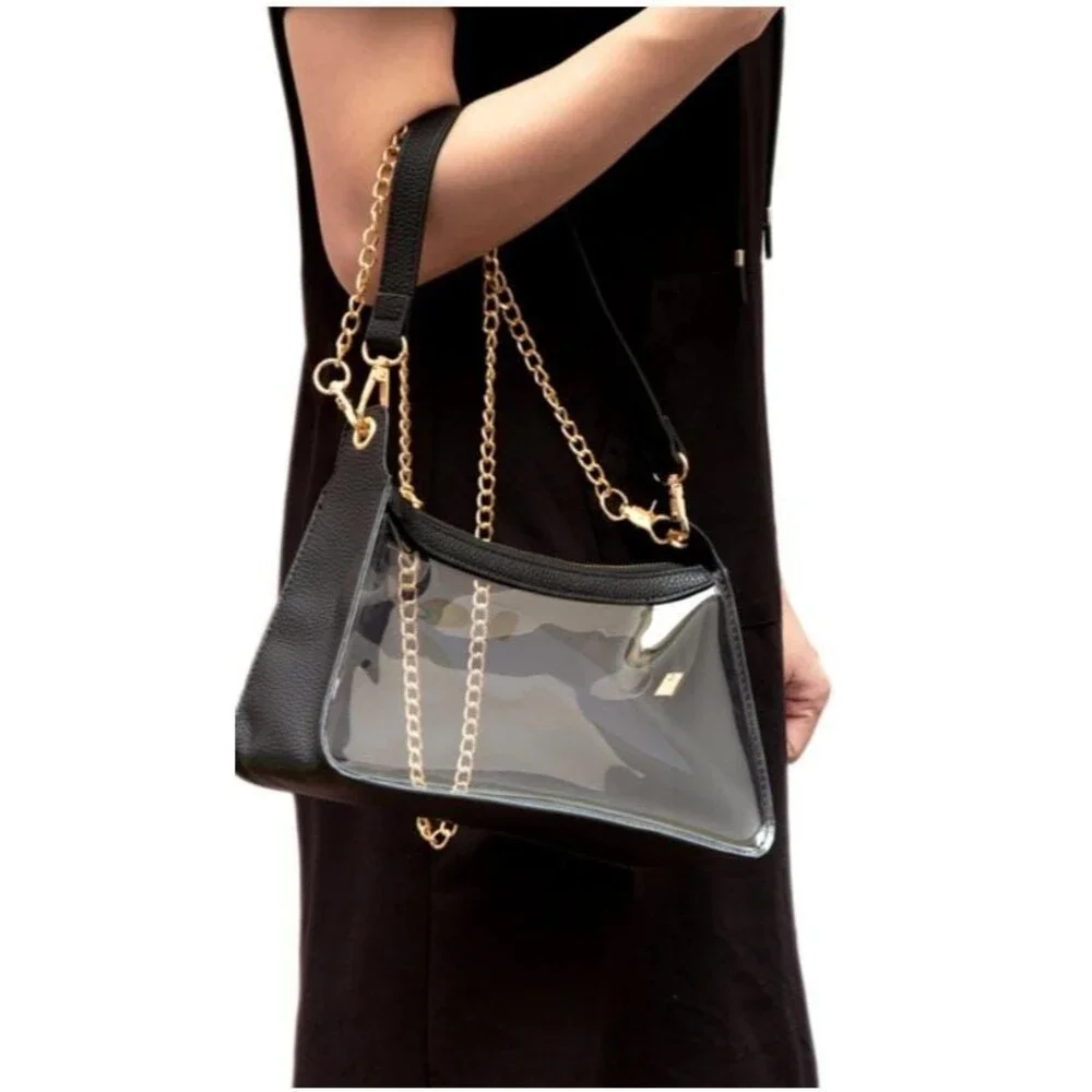 Unbranded clear satchel